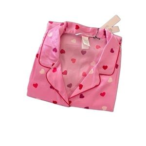 Victoria's Secret Pink Heart Pajama Set